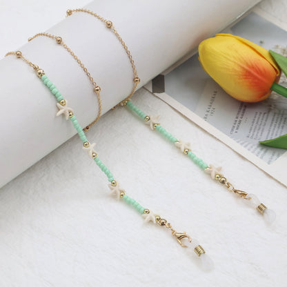 Beach-Inspired Beaded Eyewear Chain Acalora