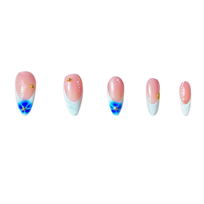 Glamorous Artistic Stiletto Press-On Nails Acalora
