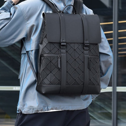 Stylish Geometric Design Acalora Backpack