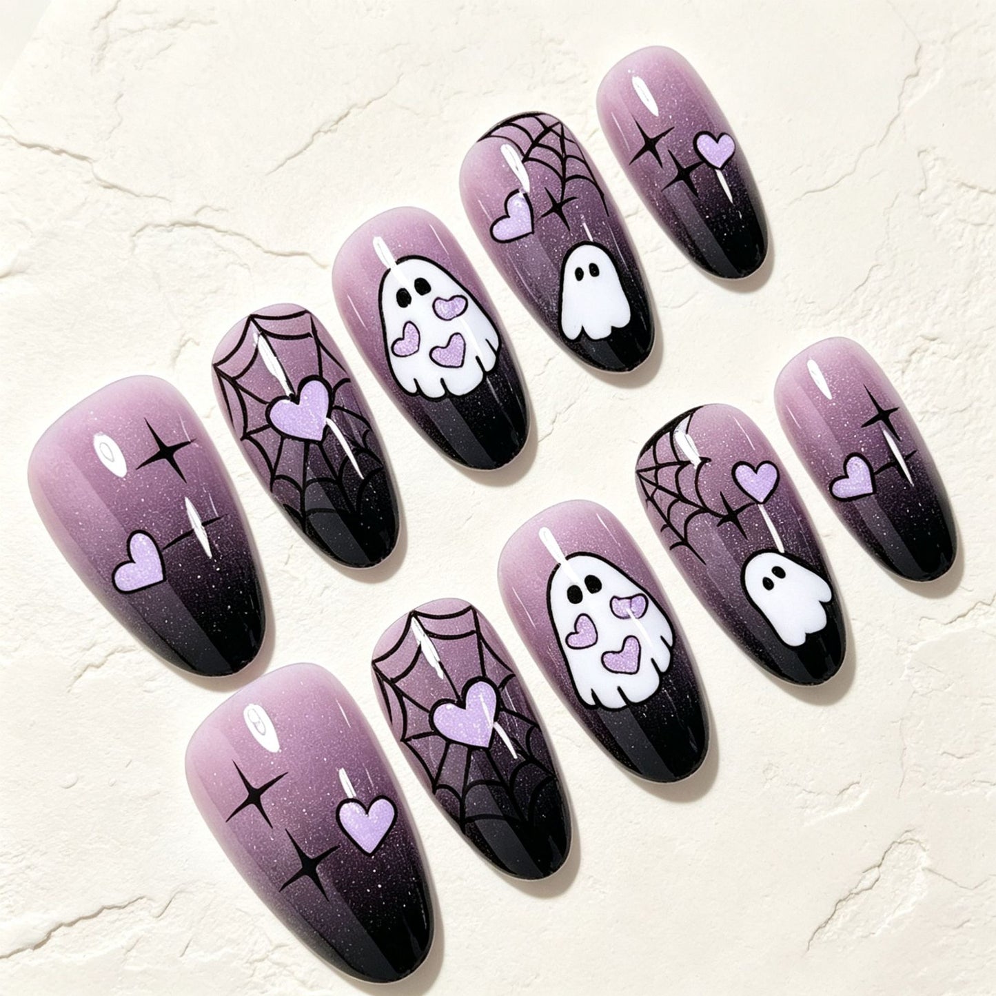 Halloween-Themed Nail Art Wraps Acalora