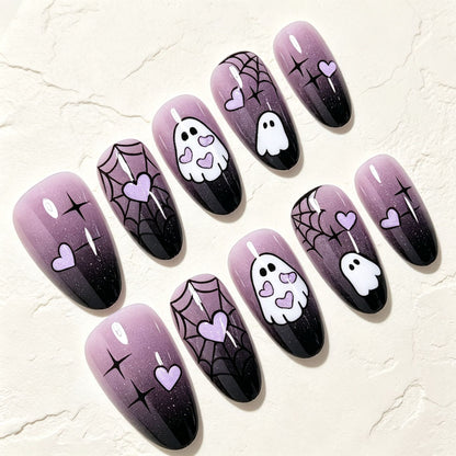 Halloween-Themed Nail Art Wraps Acalora