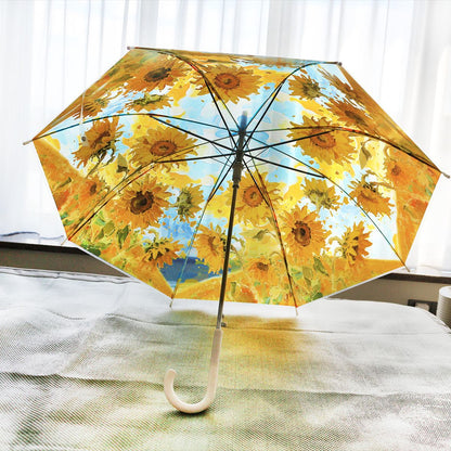 Ladies' umbrella with vibrant sunflower motif Karnz