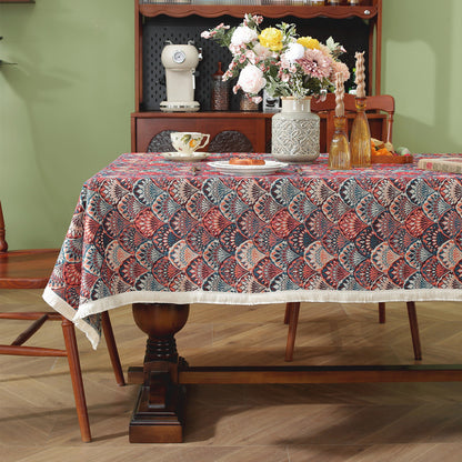 Artistic Geometric Table Cover