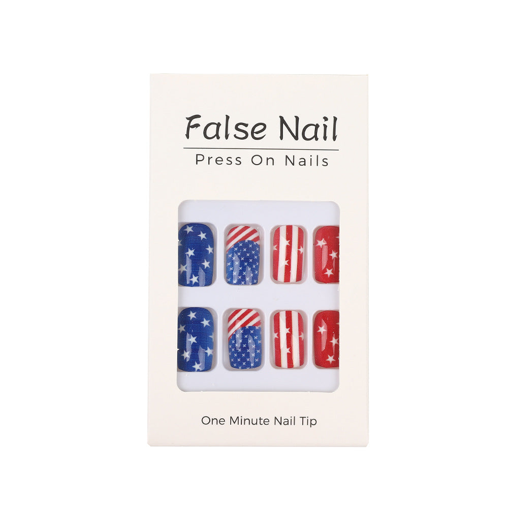 Artificial nails with national design Acalora