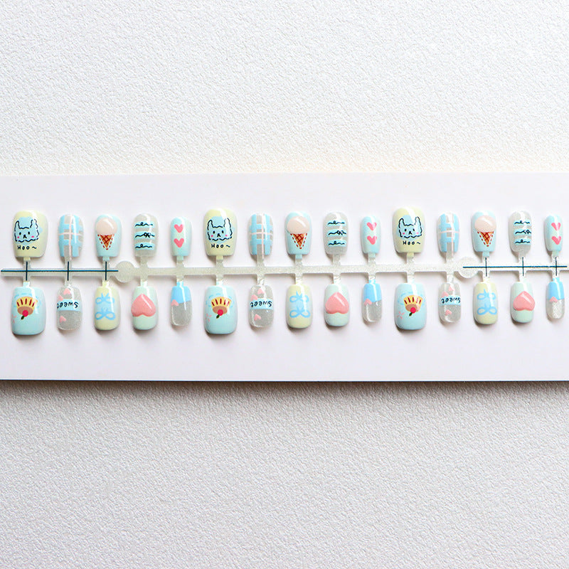 Creative Themed Press-On Nail Set Acalora