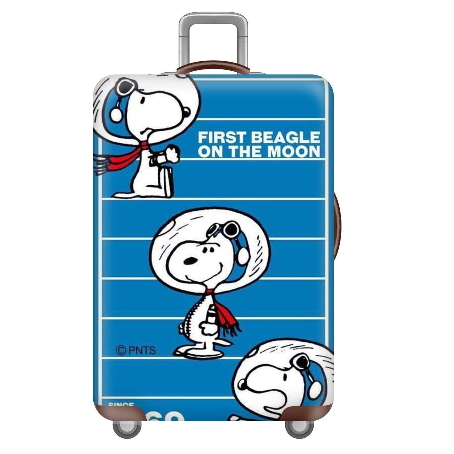 Unisex hard-shell travel suitcase with playful Snoopy motif Brehn