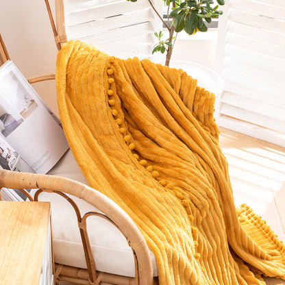 Unisex Cozy Textured Throw Blanket