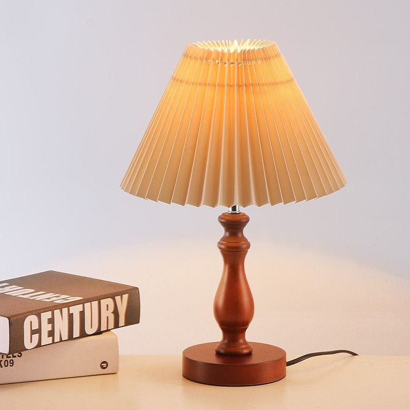 Pleated Shade Table Lamp