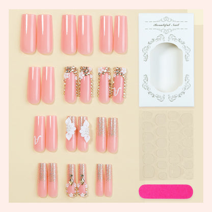 Elegant Decorative Press-On Nails Set Acalora