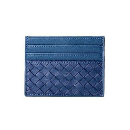 Woven Leather Card Holder Acalora