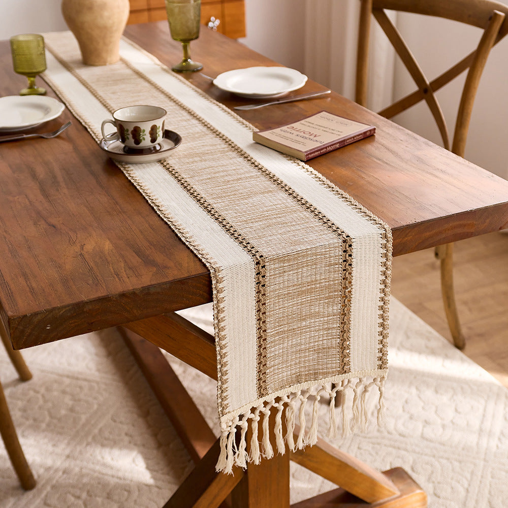 Elegant Handwoven Table Runner