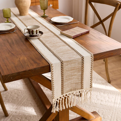 Elegant Handwoven Table Runner