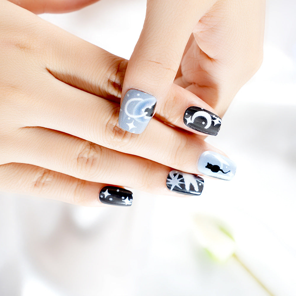Artistic Themed Press-On Nail Set Acalora
