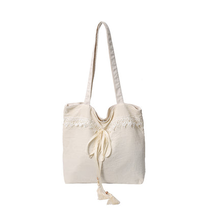 Chic Embroidered Shoulder Tote Bag Acalora