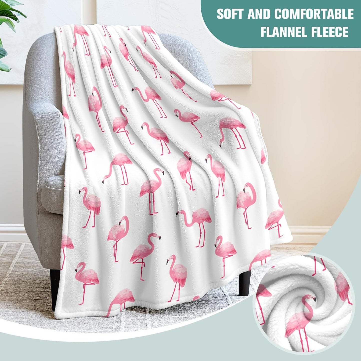 Women's Soft Microfiber Throw Blanket