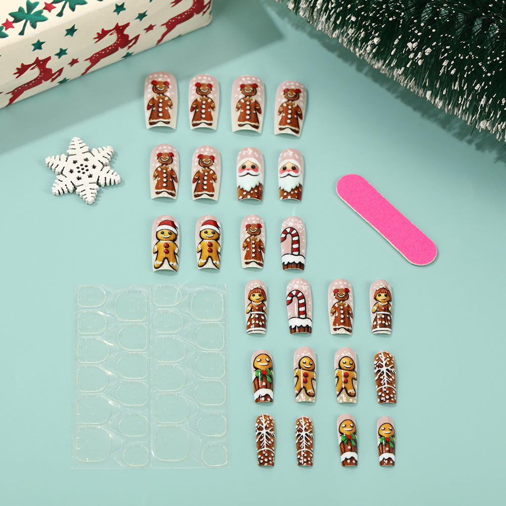 Christmas art nails with festive designs Acalora