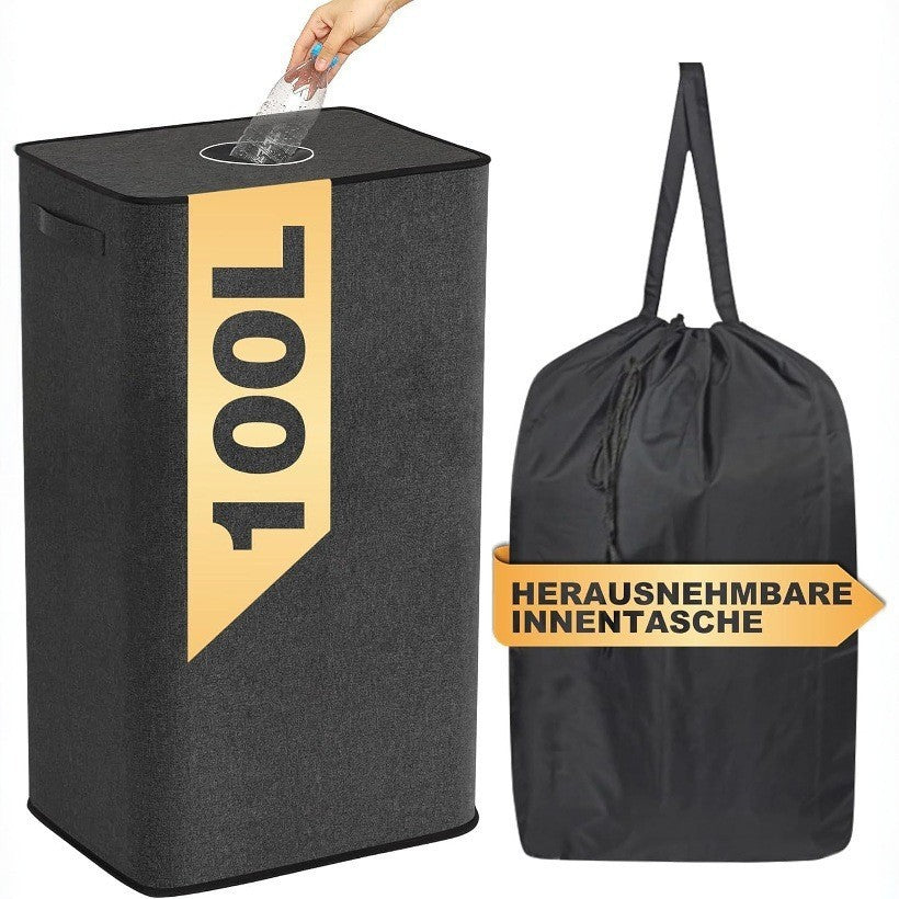 Laundry basket with removable inner bag Acalora