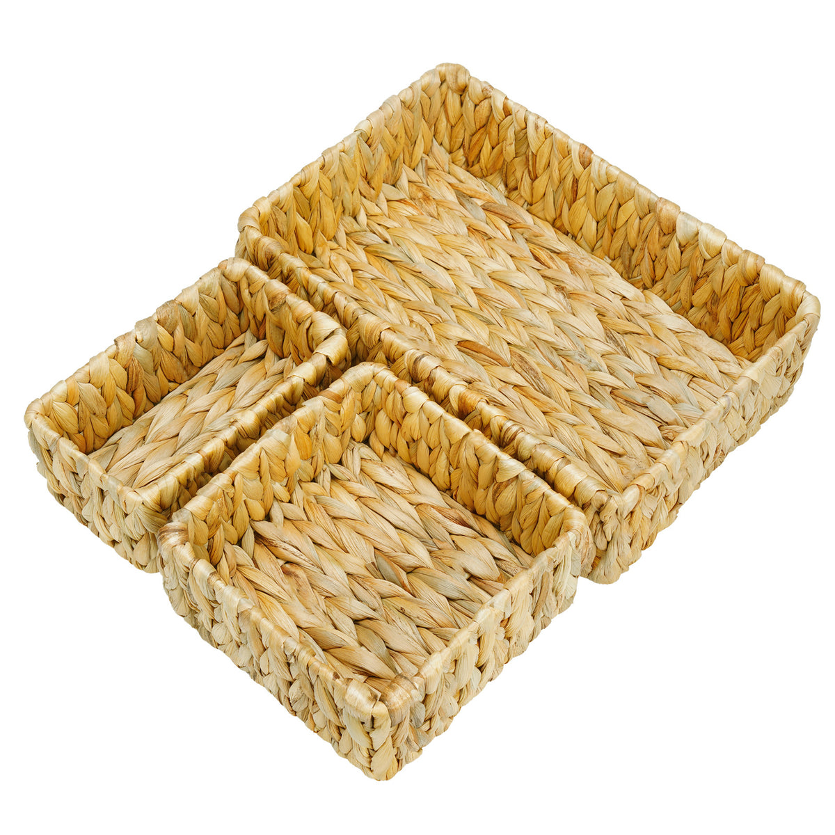 Multi-Compartment Woven Storage Organizer Acalora