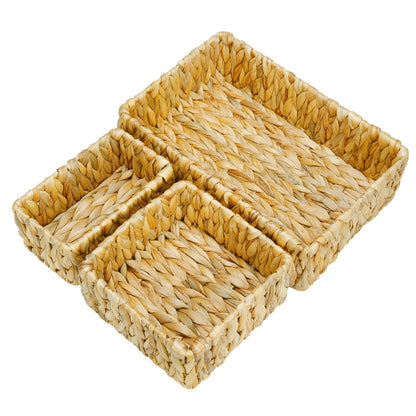 Multi-Compartment Woven Storage Organizer Acalora
