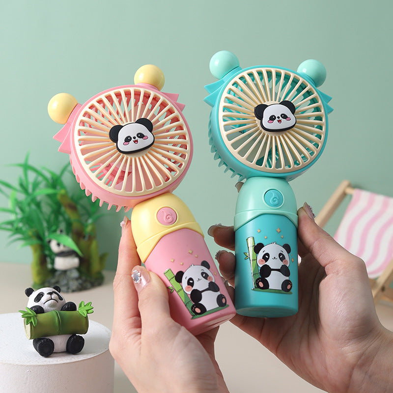 Portable Panda-themed Mini Fan Brehn