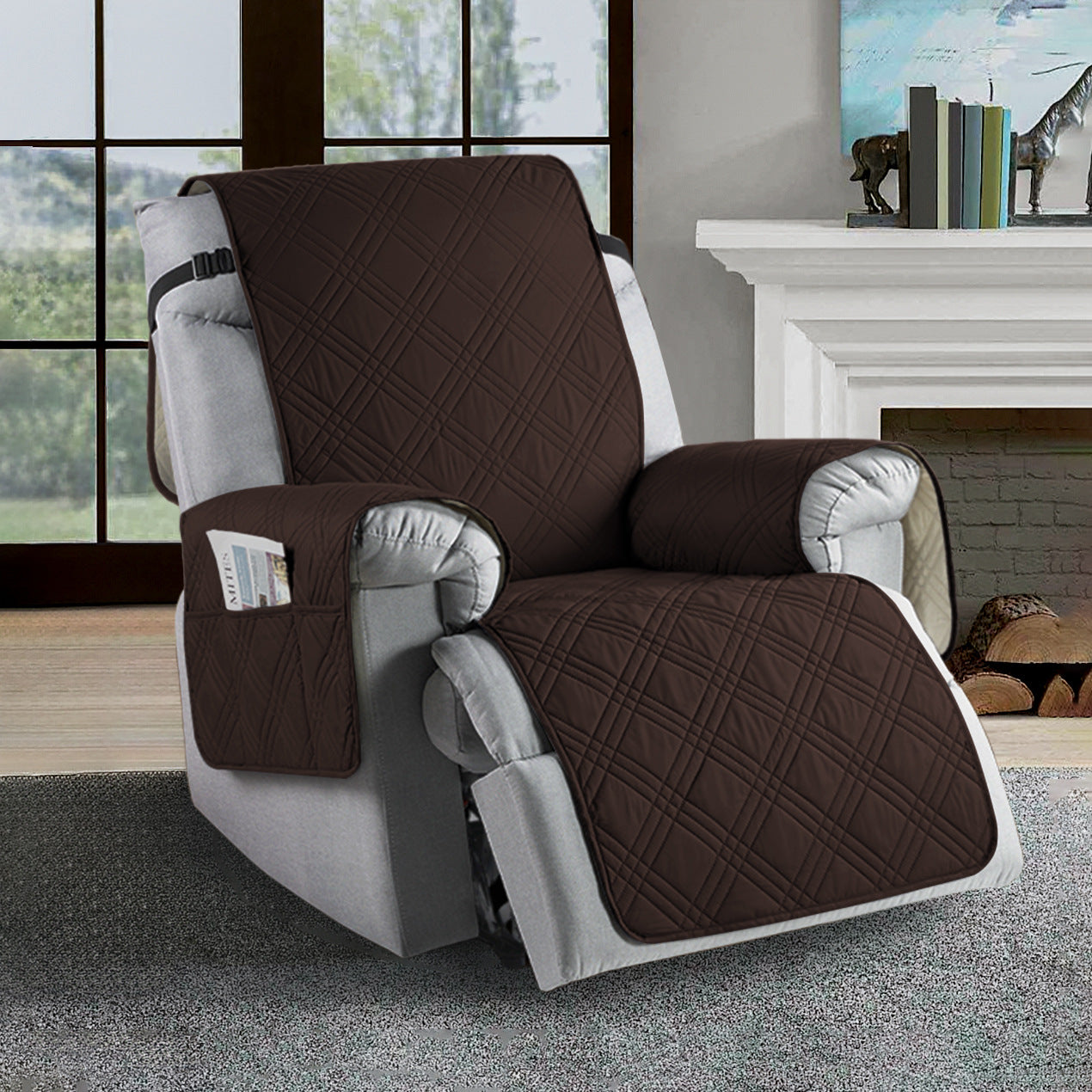 BowLift | Waterproof Recliner Slipcover | Durable Microfiber, Stain-Resistant & Universal Fit for Home Protection