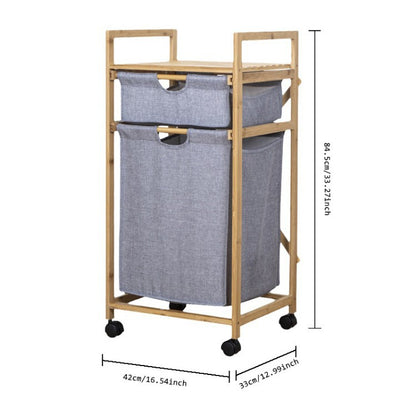 Stylish laundry storage tower with wheels Acalora