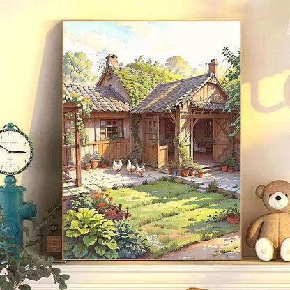 Serenity-Inspired Garden Scene Wall Art