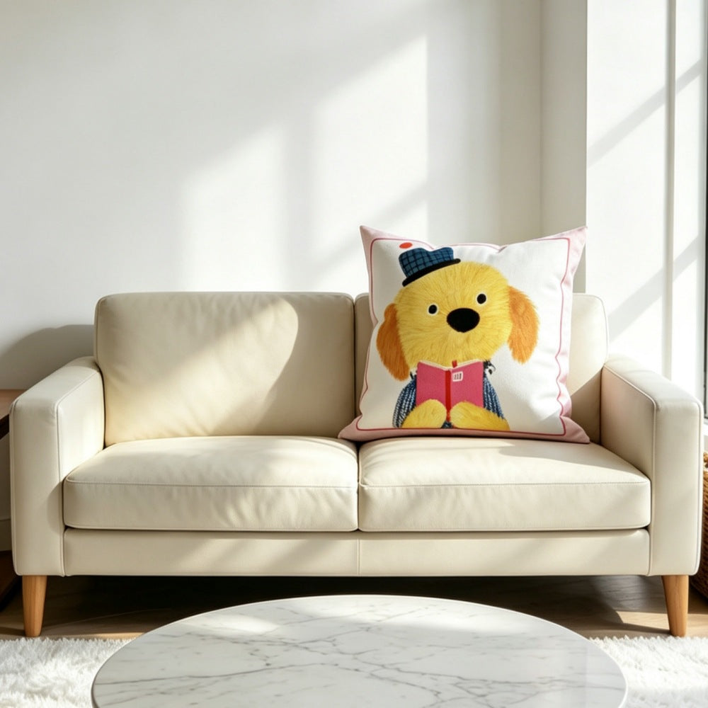 Decorative Cartoon Dog Pillow