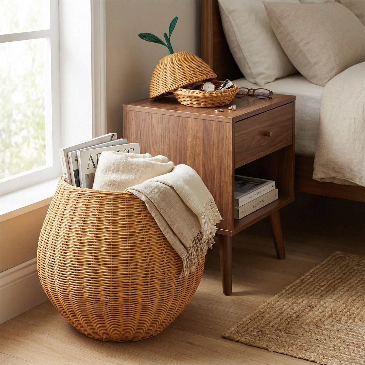 Creative storage basket in pear shape Acalora