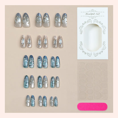 Glamorous Decorative Press-On Nail Set Acalora