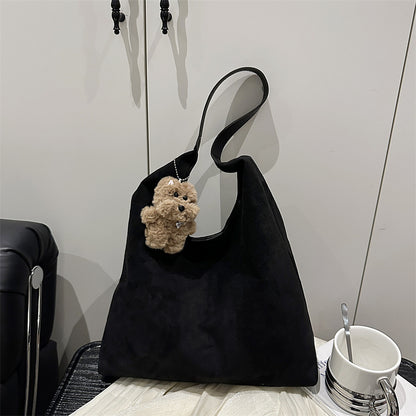Suede Slouchy Hobo Bag Acalora