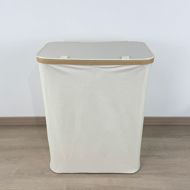 Modern laundry basket with removable lid and carrying handles Acalora