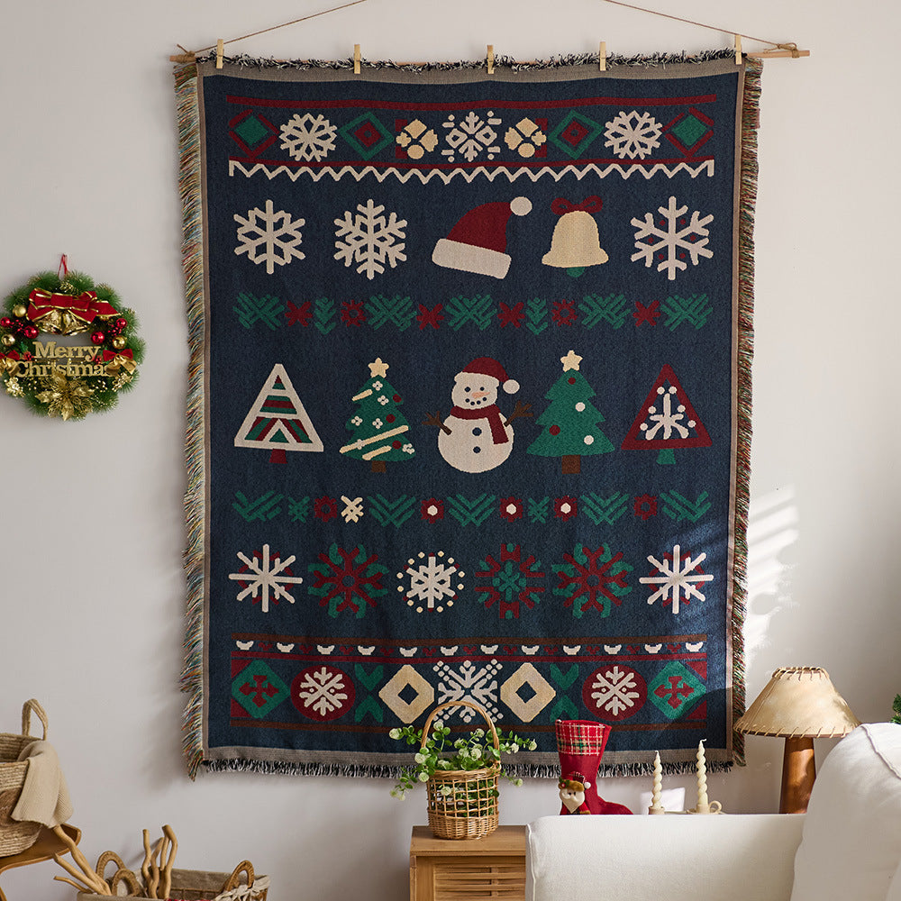 Artistic Space-Themed Throw Blanket