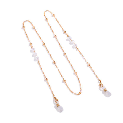 Elegant Pearl Eyewear Holder Chain Acalora