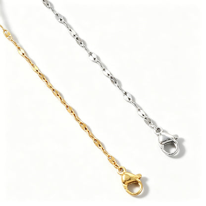 Elegant Interlaced Chain Necklace Acalora