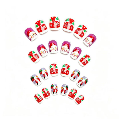 Festive Character-Themed Nail Art Acalora