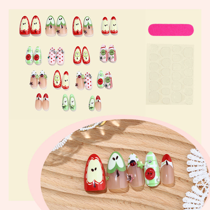 Thematic Holiday Press-On Nail Art Set Acalora