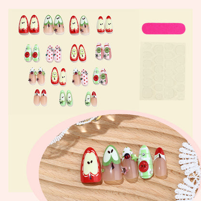 Thematic Holiday Press-On Nail Art Set Acalora
