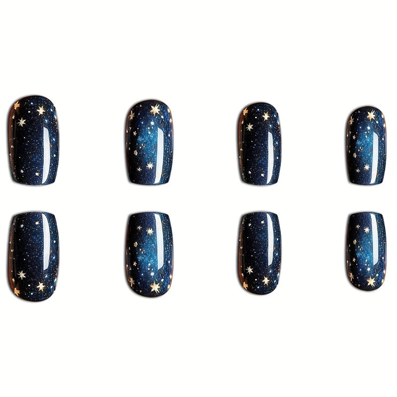 Celestial Starry Night Press-On Nail Set Acalora