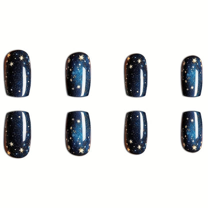 Celestial Starry Night Press-On Nail Set Acalora