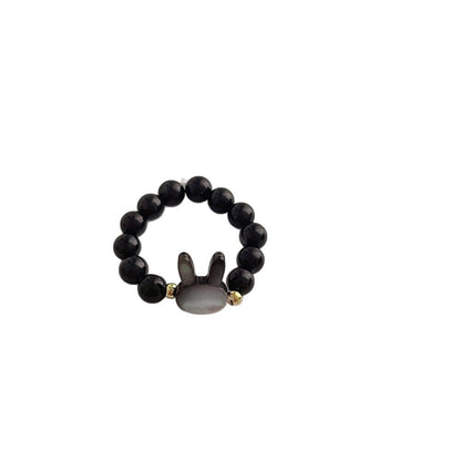 Cute Rabbit Charm Beaded Bracelet Acalora