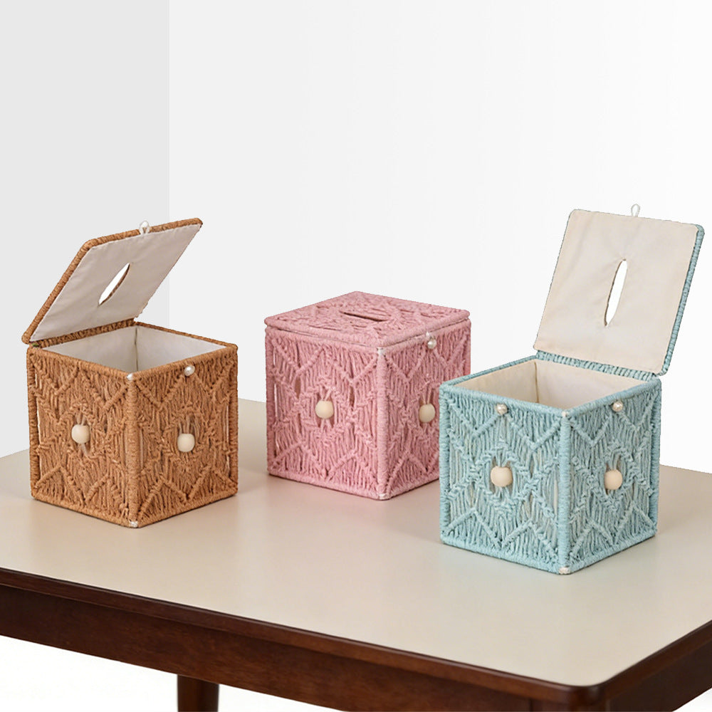 Macrame Storage Box Acalora