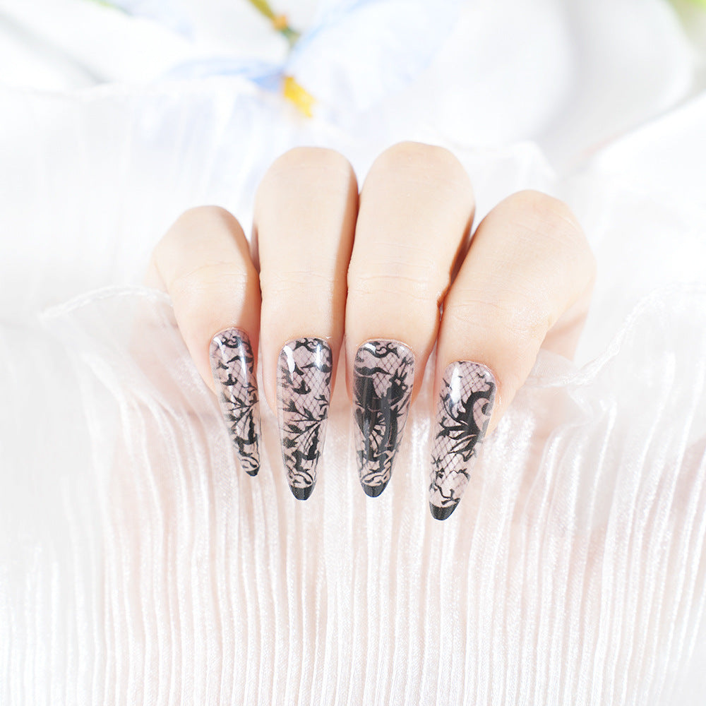 Decorative Press-On Nail Tips Acalora