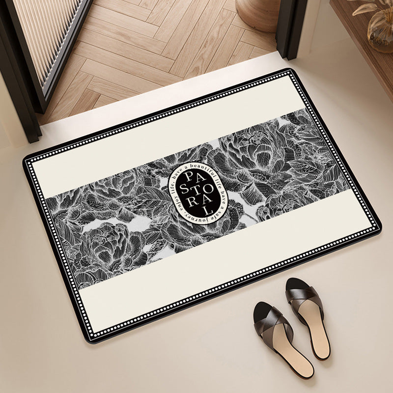 Decorative Motivational Bath Mat Acalora
