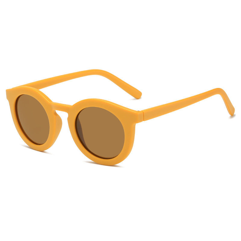 Women's round sunglasses with trendy design and UV protection Bowlift