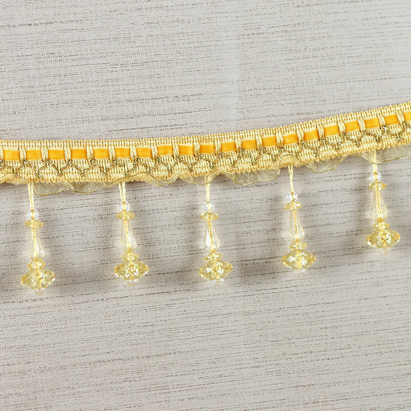 Decorative lace trim with pearls Acalora