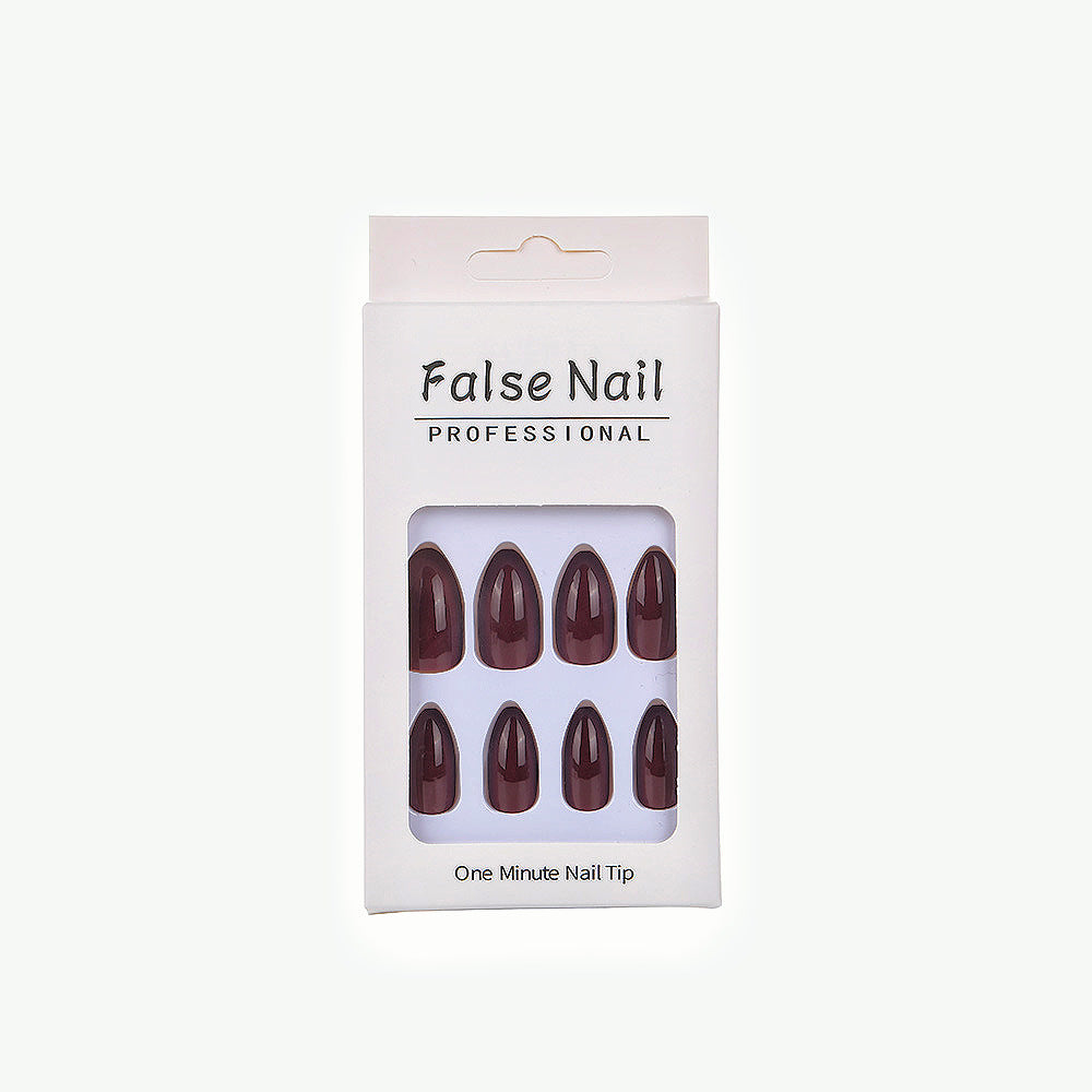 Acrylic nails with elegant almond shape Acalora
