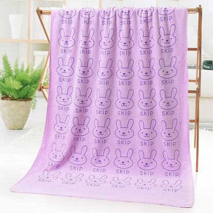 Cartoon-Themed Plush Fleece Blanket