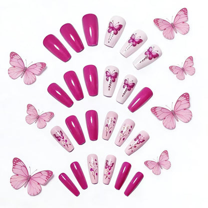 Floral Butterfly Nail Art Set Acalora