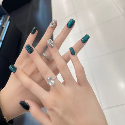 Sparkling Acrylic Press-On Nail Set Acalora